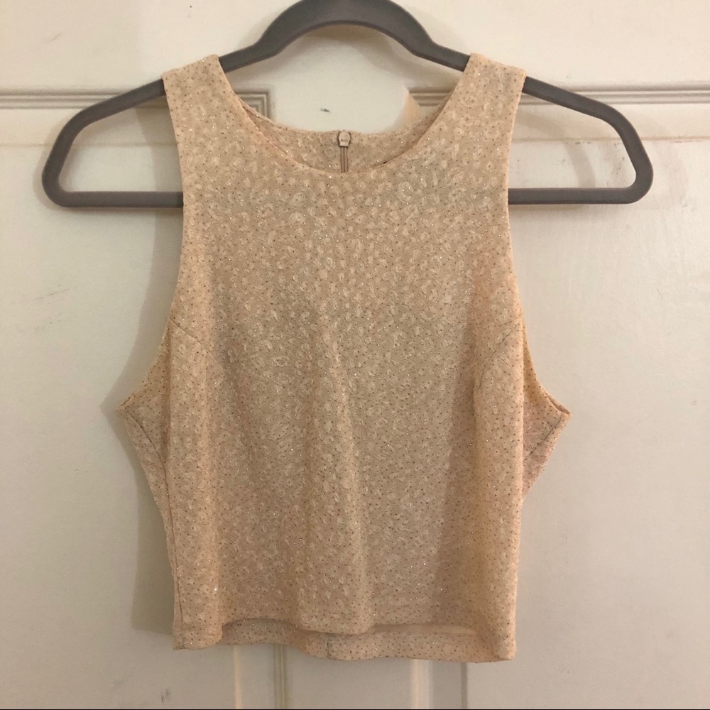 ASTR Sparkly Crop Top